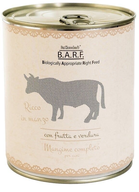 Barf Alimento Completo para Perros Carne de Res con Frutas y Verduras 800g-1
