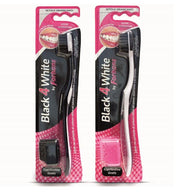 Cepillo de Dientes Forhans Black4White Cerdas de Carbón Activado 1 Pieza-4