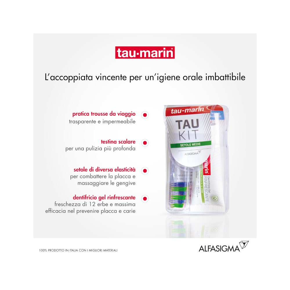 Taumarin Tau Kit Cepillo De Dientes Medio + Pasta De Dientes 20ml-7