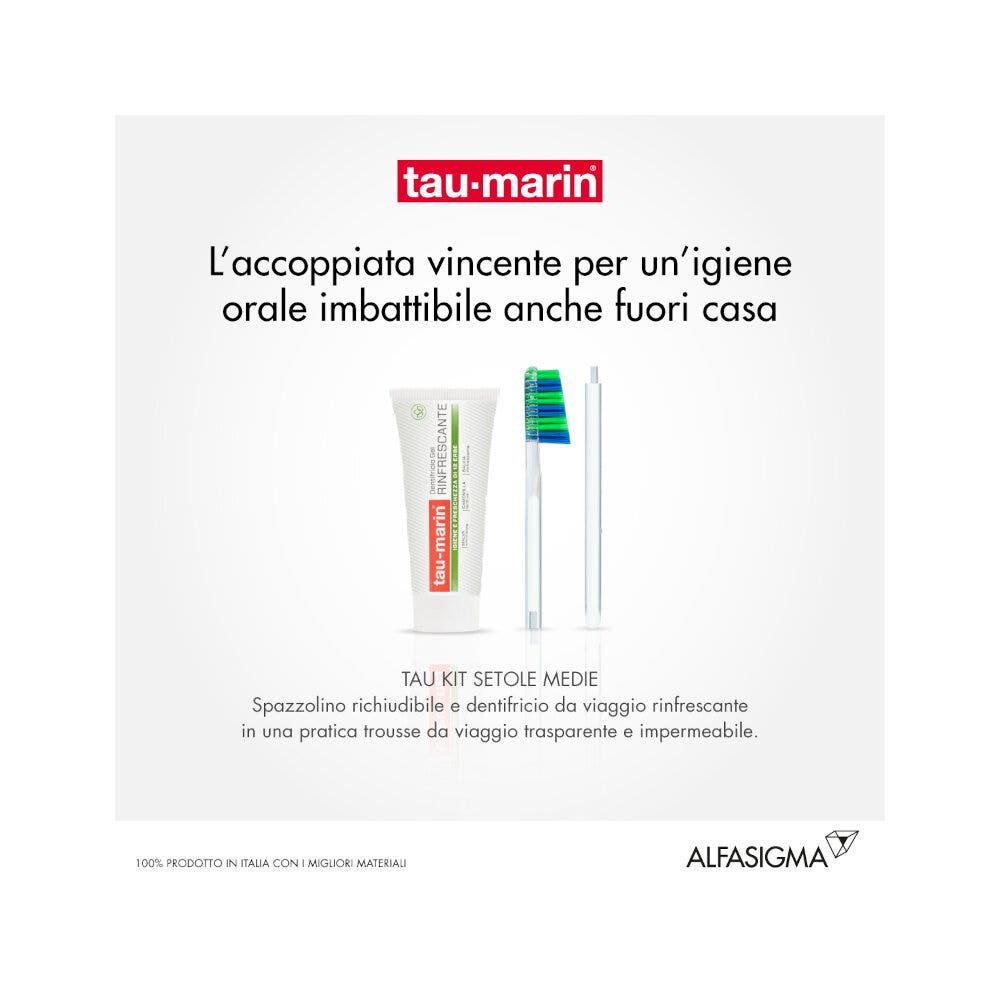 Taumarin Tau Kit Cepillo De Dientes Medio + Pasta De Dientes 20ml-11
