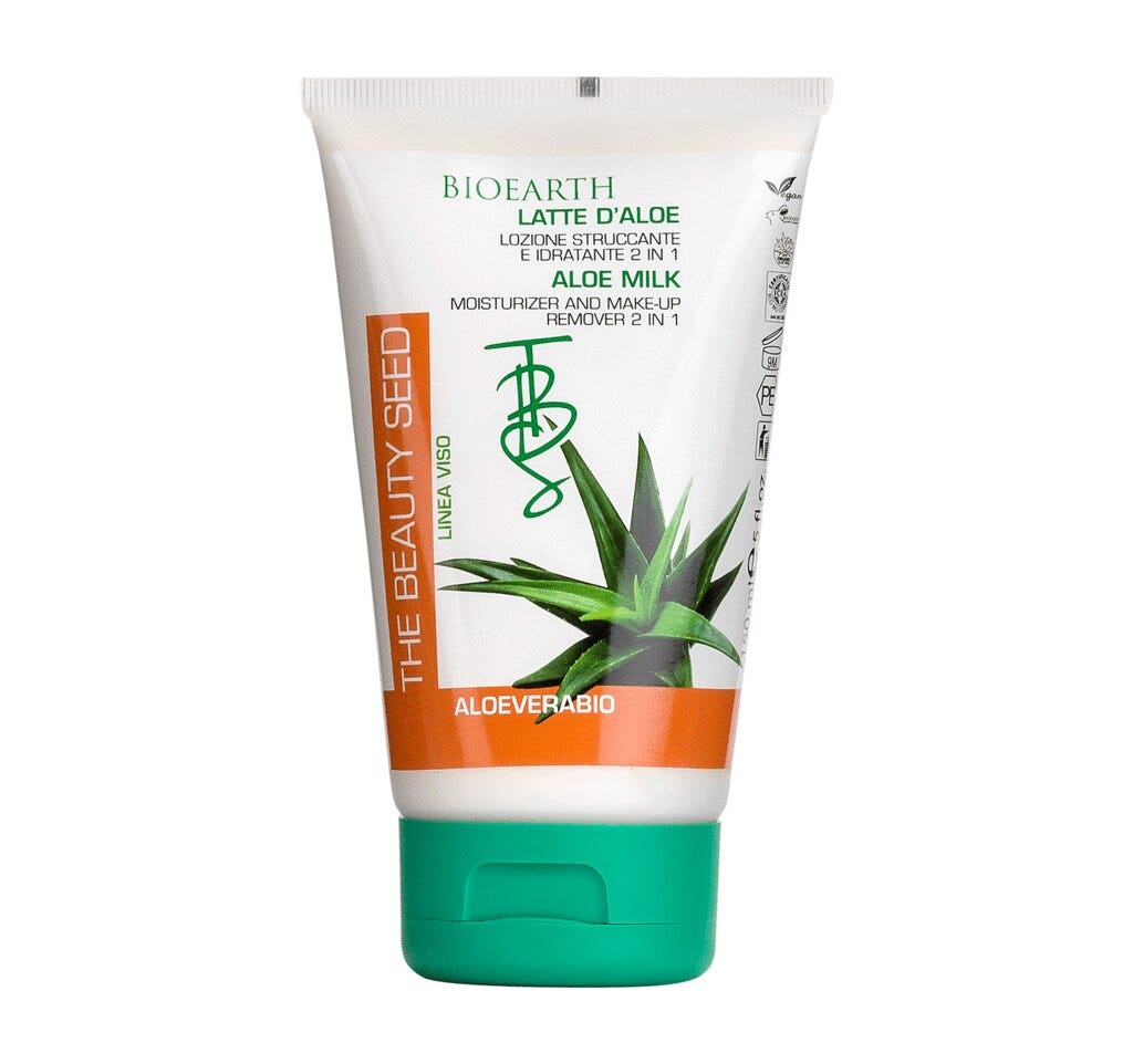 Bioearth Aloe Leche Limpiadora Hidratante Rostro 150ml-3