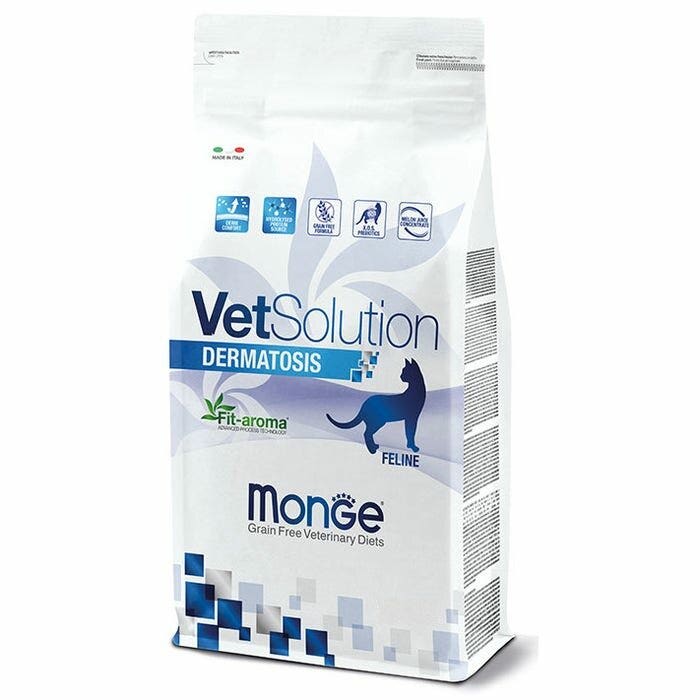 Monge Vetsolution Dermatosis Medical Line Alimento Seco Gatos Bolsa 400g-3