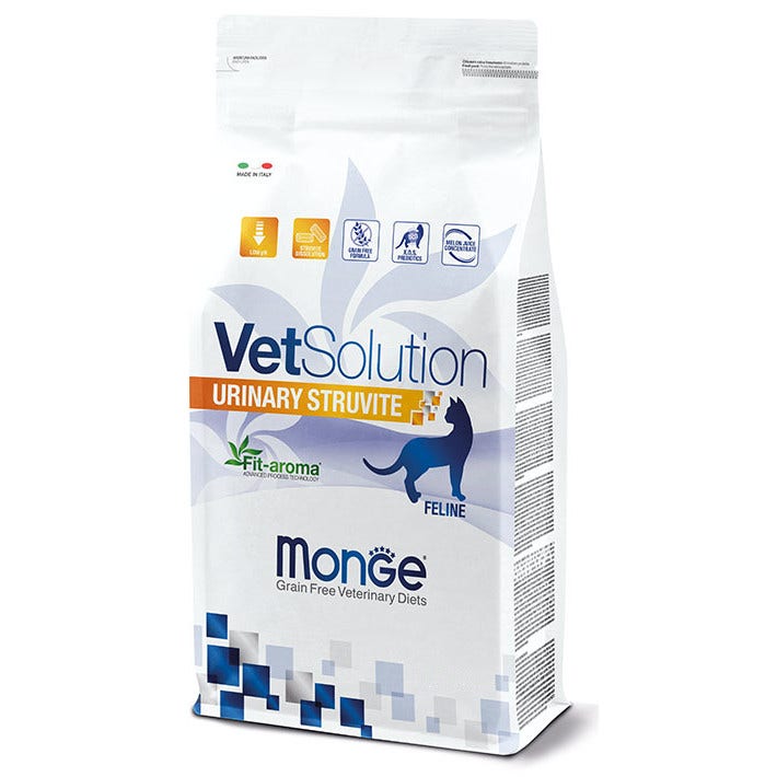 Monge Vetsolution Urinary Struvite Medical Line Alimento Seco Gatos Bolsa 400g-2