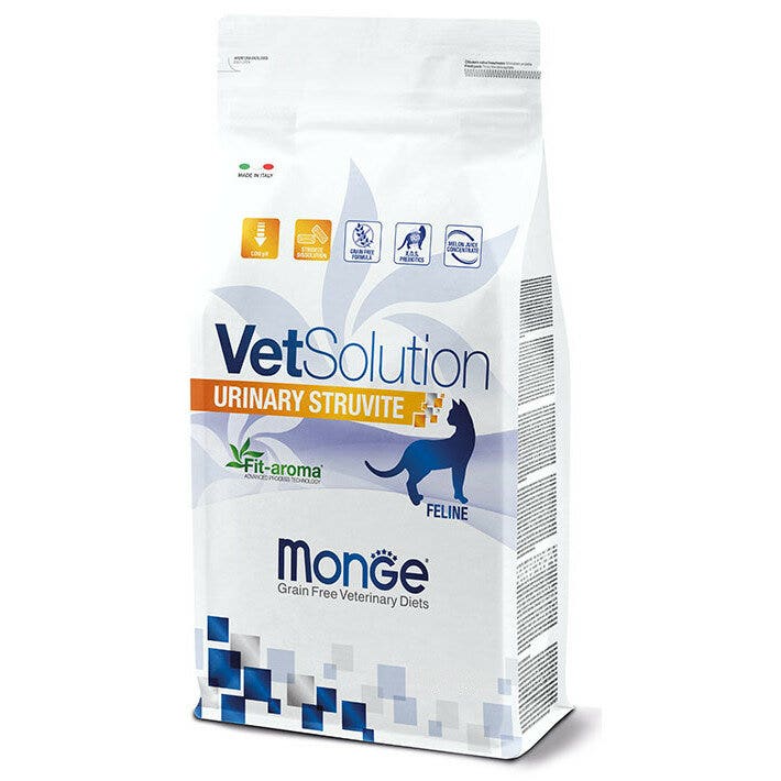 Monge Vetsolution Urinary Struvite Medical Line Alimento Seco Gatos Bolsa 400g-3