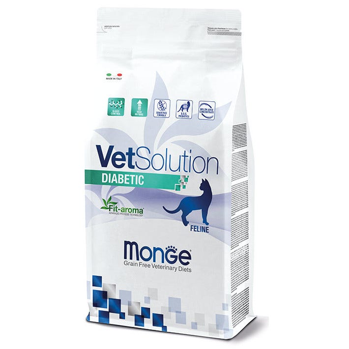 Monge Vetsolution Diabetic Medical Line Alimento Seco Gatos Bolsa 400g-2