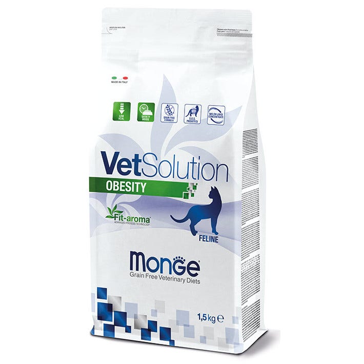 Monge Vetsolution Obesity Medical Line Alimento Seco Gatos Bolsa 1,5 Kg-2