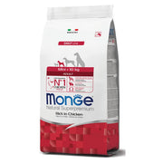 Monge Rich in Chicken Alimento Seco Para Perros Adultos Tamaño Pequeño 7,5 Kg Bolsa-1