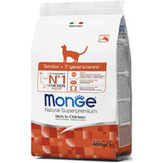 Monge Rich In Chicken Alimento Seco Gatos Adultos Edad A Partir De 7 Años Bolsa 400g-1