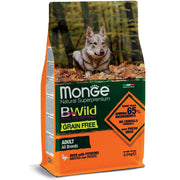 Monge B Wild Grain Free Pato Con Patatas Alimento Seco Para Perros Adultos Bolsa 2,5 Kg-1