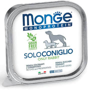 Monge Monoprotein Only Conejo Alimento Húmedo para Perros Adultos 150g-1