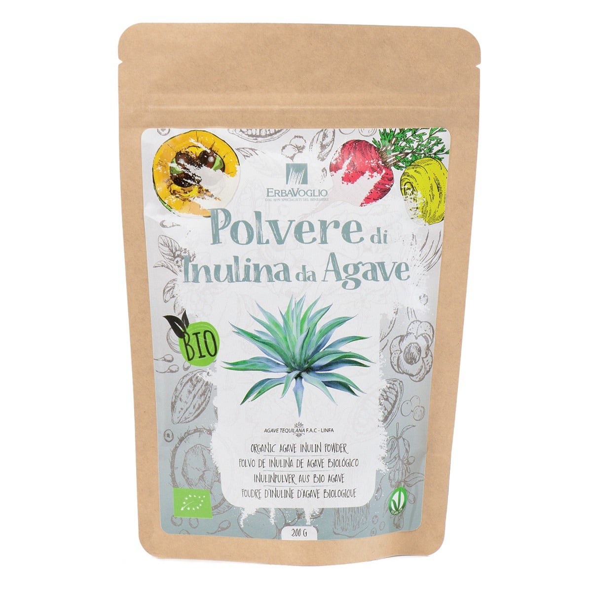Inulina de Agave Orgánica en Polvo 200g-2