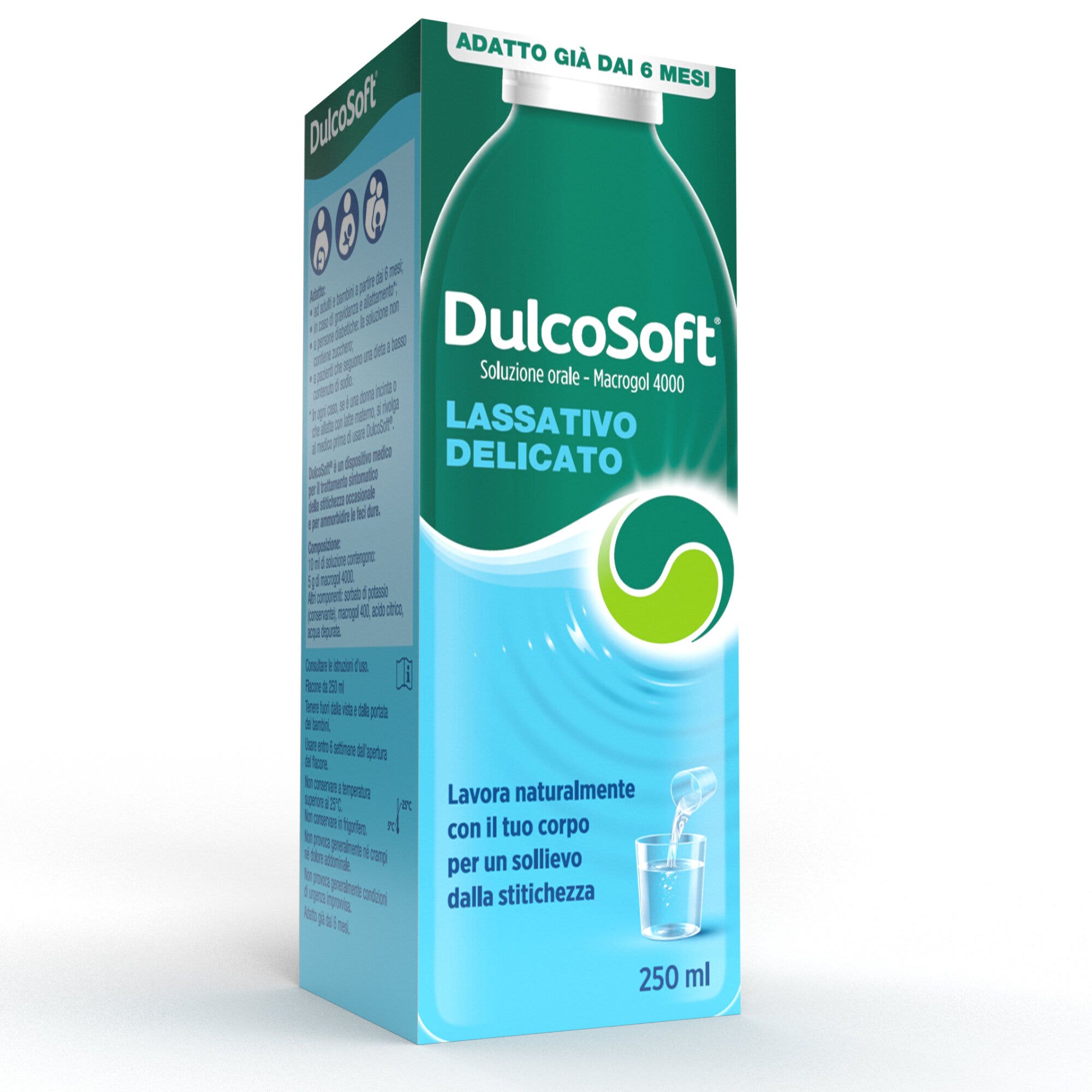 Dulcosoft Dispositivo Médico, Solución Oral Líquida, Laxante, Estreñimiento, Adultos, Niños Frasco 250 ml-1
