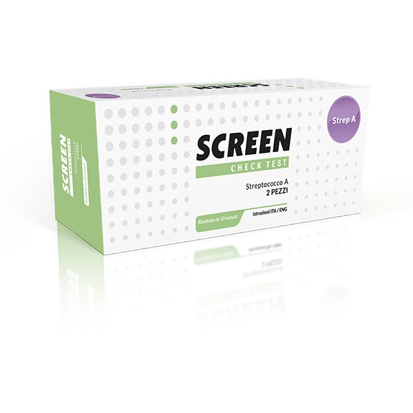 Screen Check Test Rapido Per Streptococco A 2 Tamponi Faringei-1