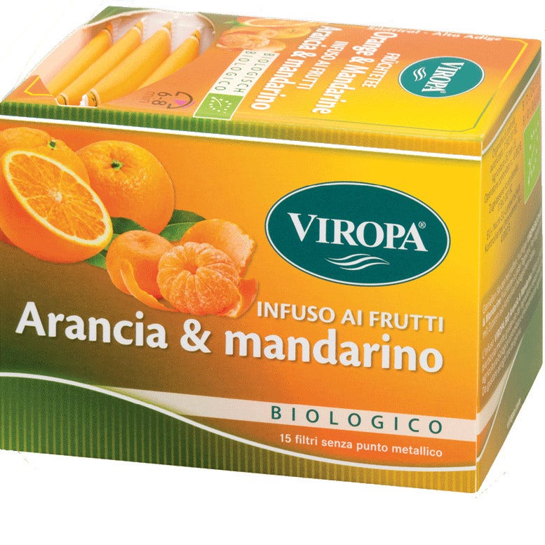 Viropa Organic Infusiones de Frutas de Naranja / Mandarina 15 Filtros-1