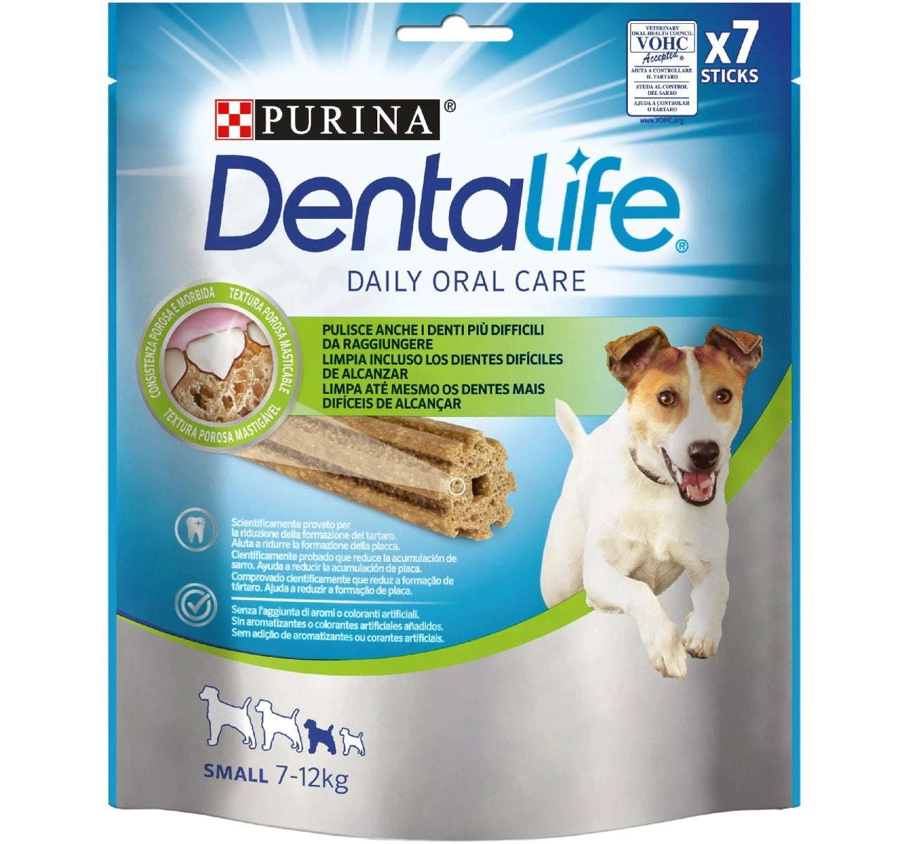 Cuidado oral diario del bocado de Purina Dentalife para los perros 7 - palillo tamaño pequeño 7 de 12kg-1