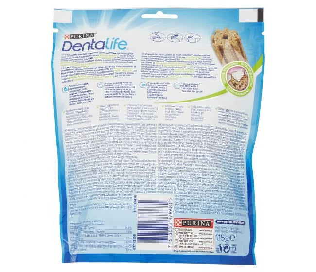 Purina Dentalife Snack Daily Oral Care para perros 12 - 25 kg tamaño mediano 5 Stick-3