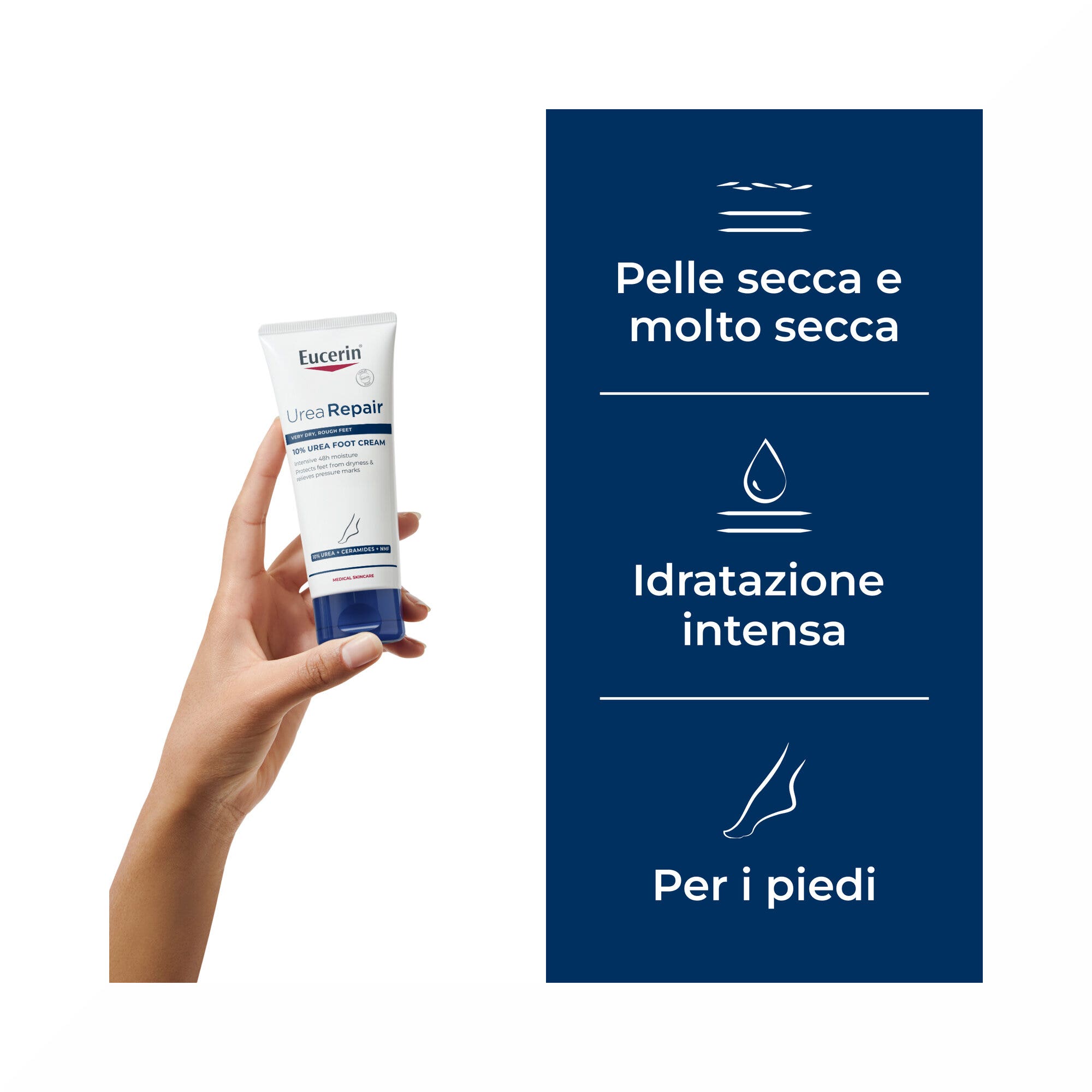 Eucerin UreaRepair Crema Regeneradora Para Pies 10% Urea 100ml-3