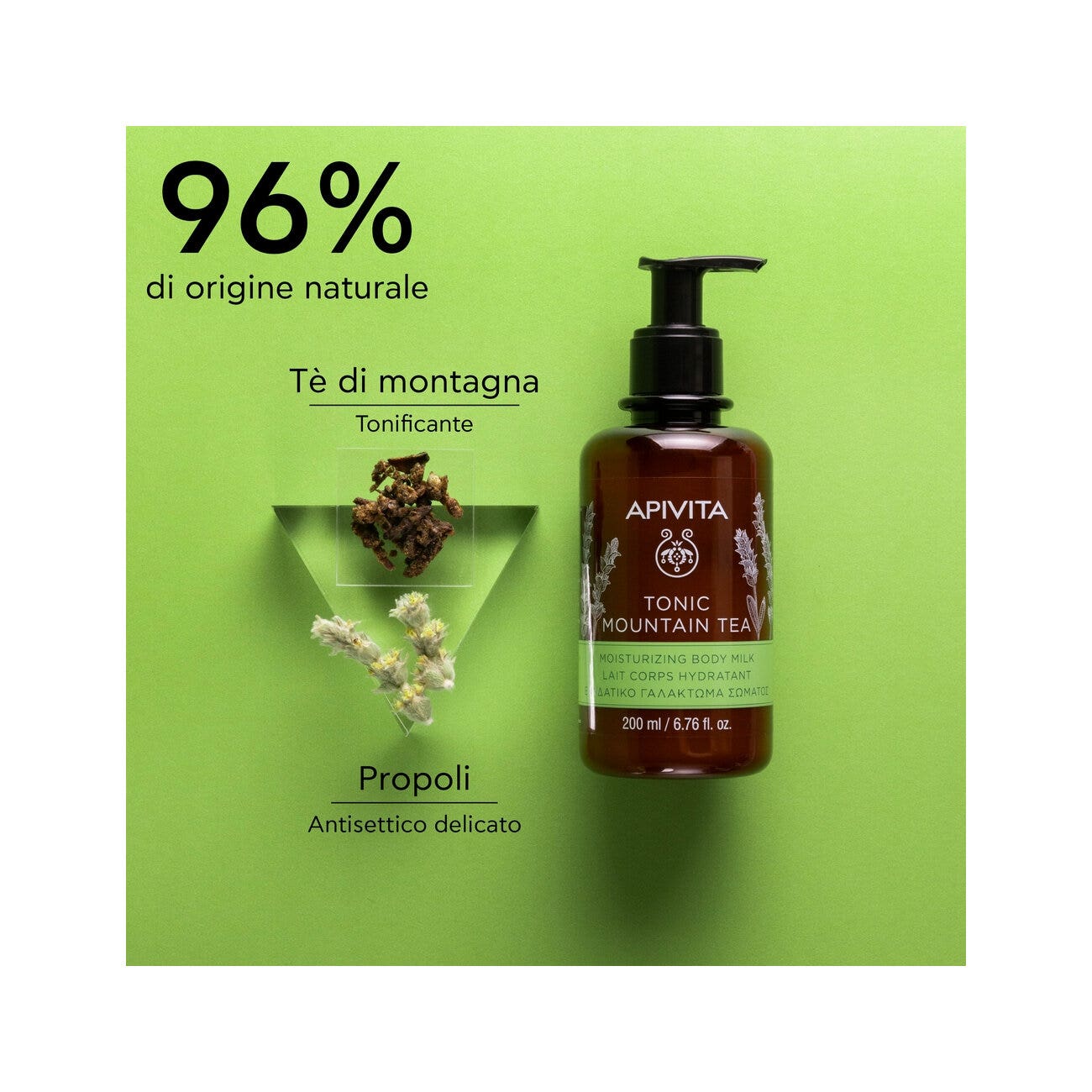 Apivita Leche Corporal Hidratante Té de Montaña 200ml-4