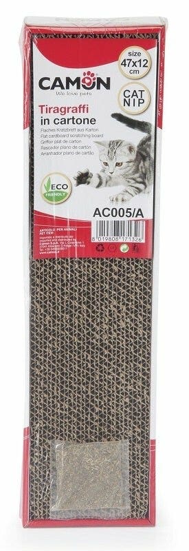 Camon Poste Rascador de Cartón para Gatos Medidas 47x12cm-2