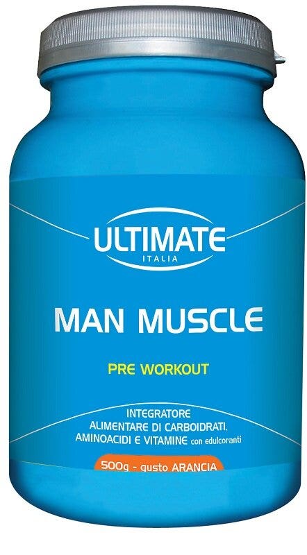 Ultimate Man Muscle Pre Workout 400g Sabor Naranja-2