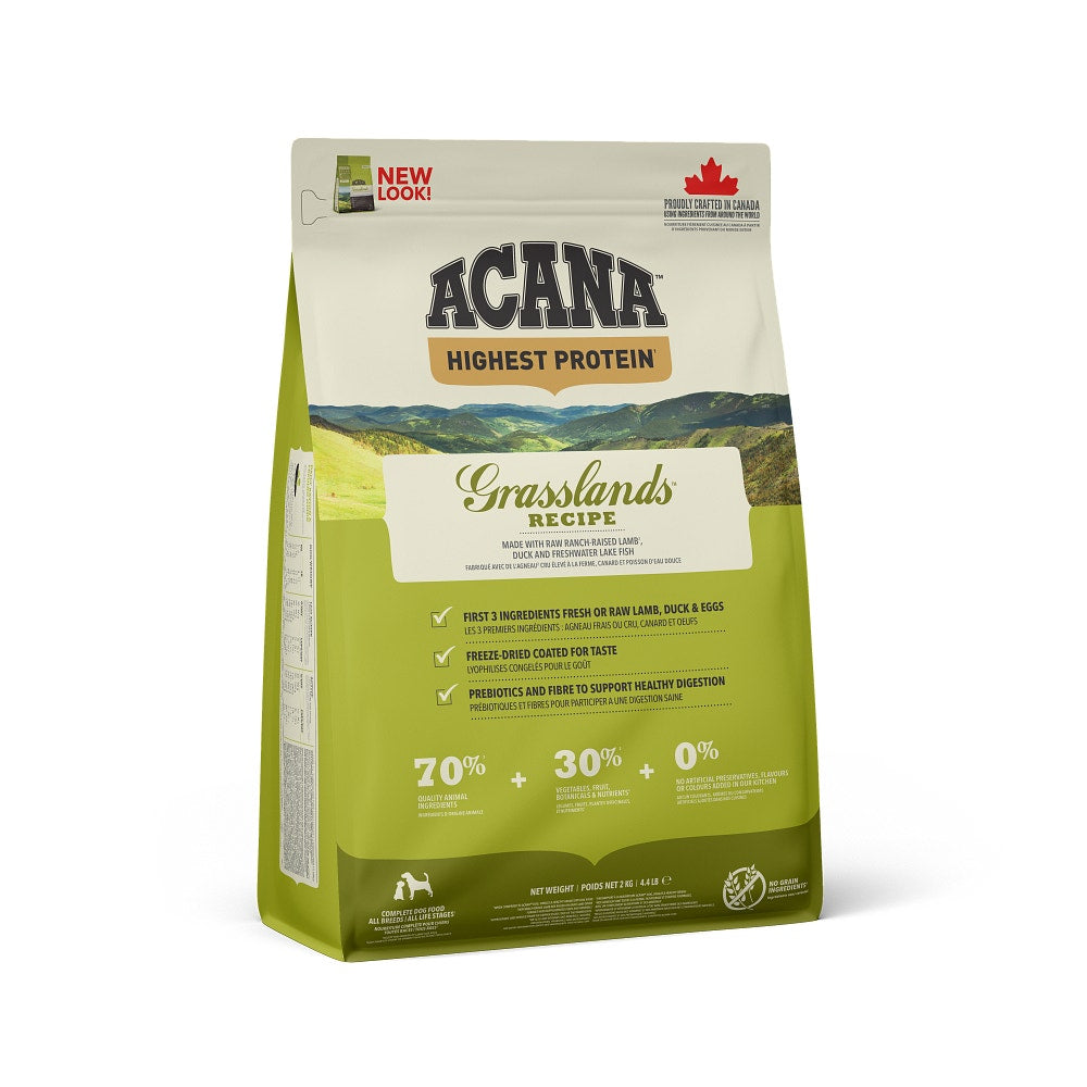 Acana Cane Grasslands Regionals 25 Croquetas De Cordero Y Pato Bolsa 2kg-4