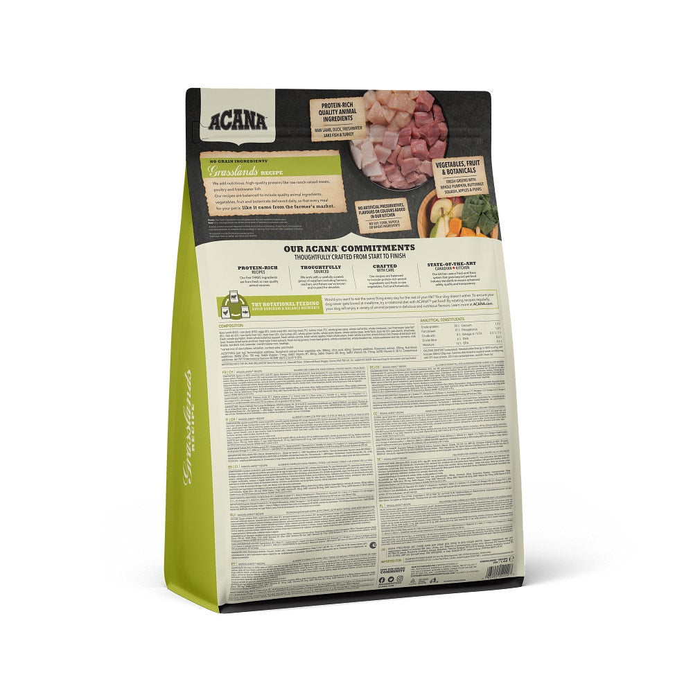 Acana Cane Grasslands Regionals 25 Croquetas De Cordero Y Pato Bolsa 2kg-5