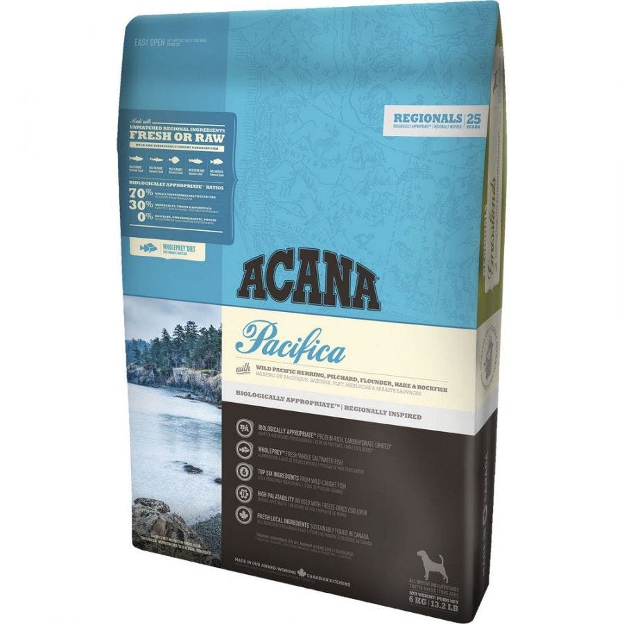 Acana Pacifica Pienso Seco con Pescado para Perros Adultos Bolsa 11,4kg-1