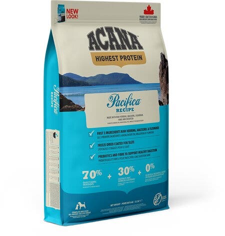 Acana Pacifica Pienso Seco con Pescado para Perros Adultos Bolsa 11,4kg-1