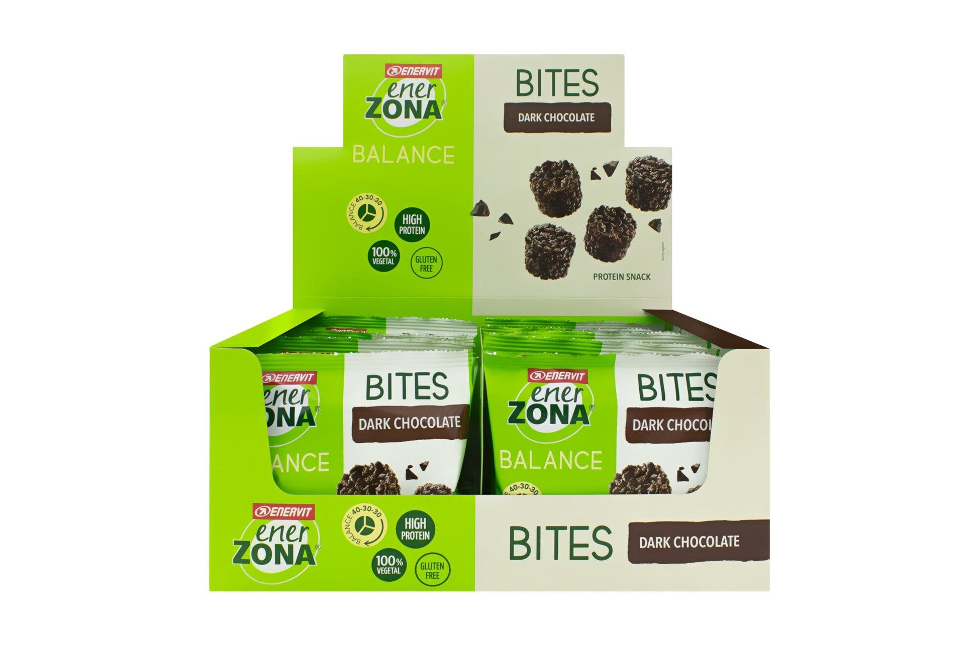 Enerzona Bites Chocolate Negro 24 Minipack de 24g-1
