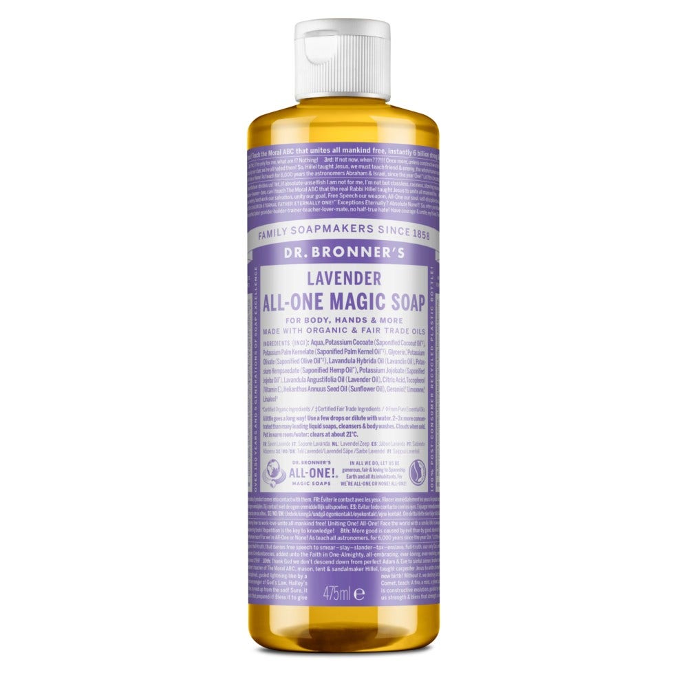 Dr. Bronner's Jabón Líquido Orgánico 18 en 1 Lavanda 475ml-1