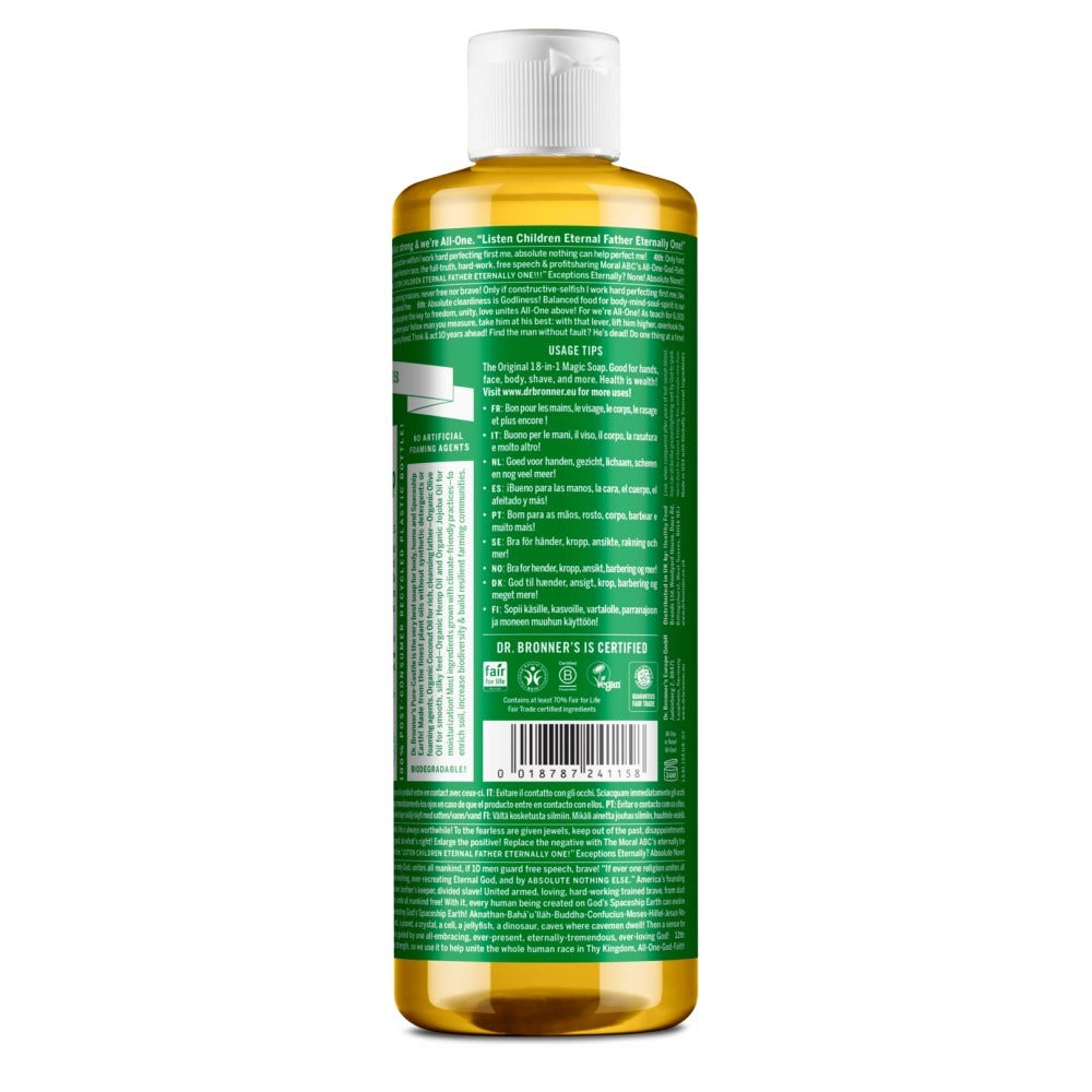 Dr. Bronner's Jabón Líquido Orgánico 18 en 1 Almendra 475ml-2