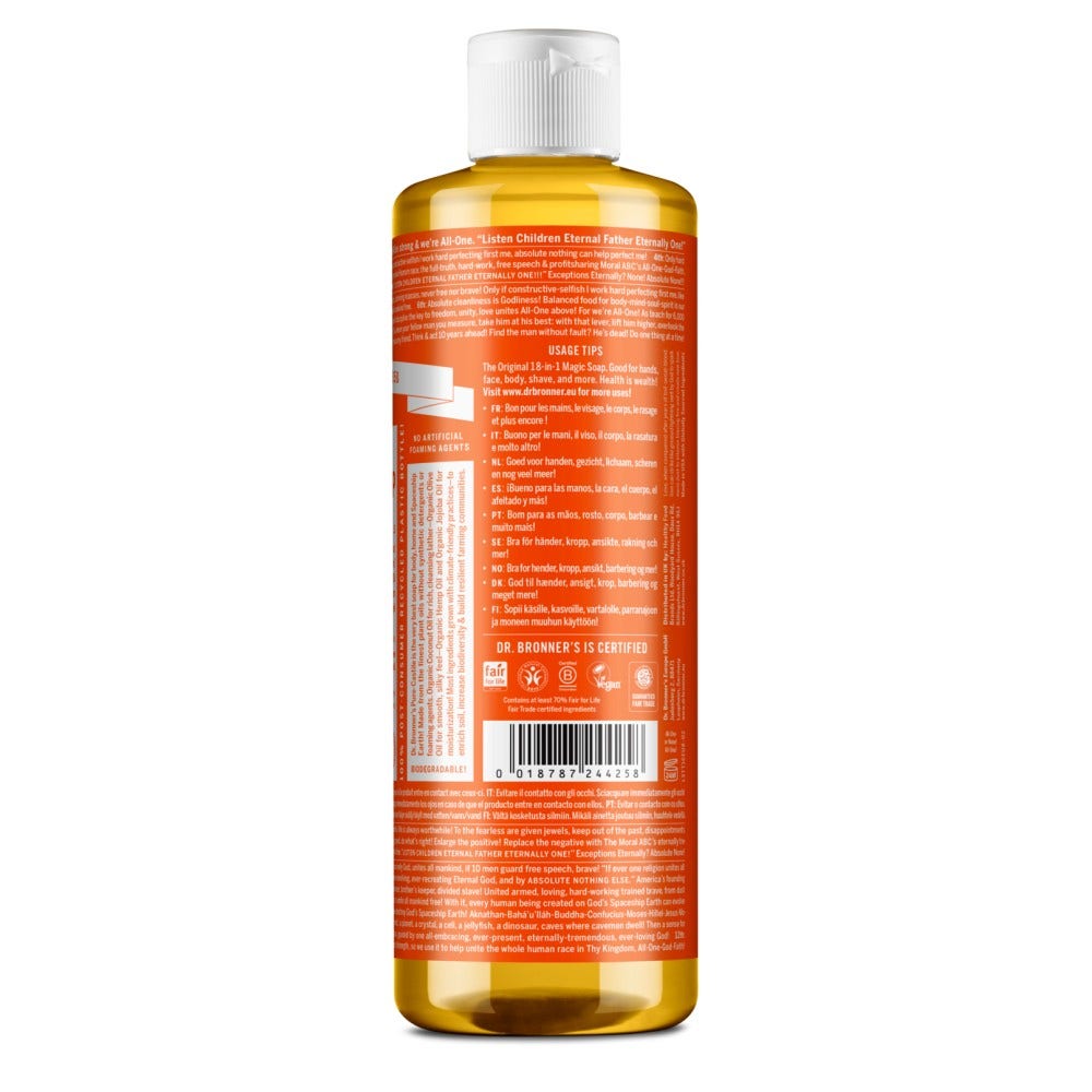 Dr. Bronner's Jabón Líquido Orgánico 18 en 1 Tea Tree 475ml-3