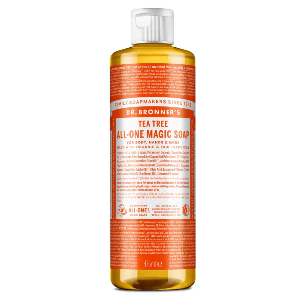 Dr. Bronner's Jabón Líquido Orgánico 18 en 1 Tea Tree 475ml-2