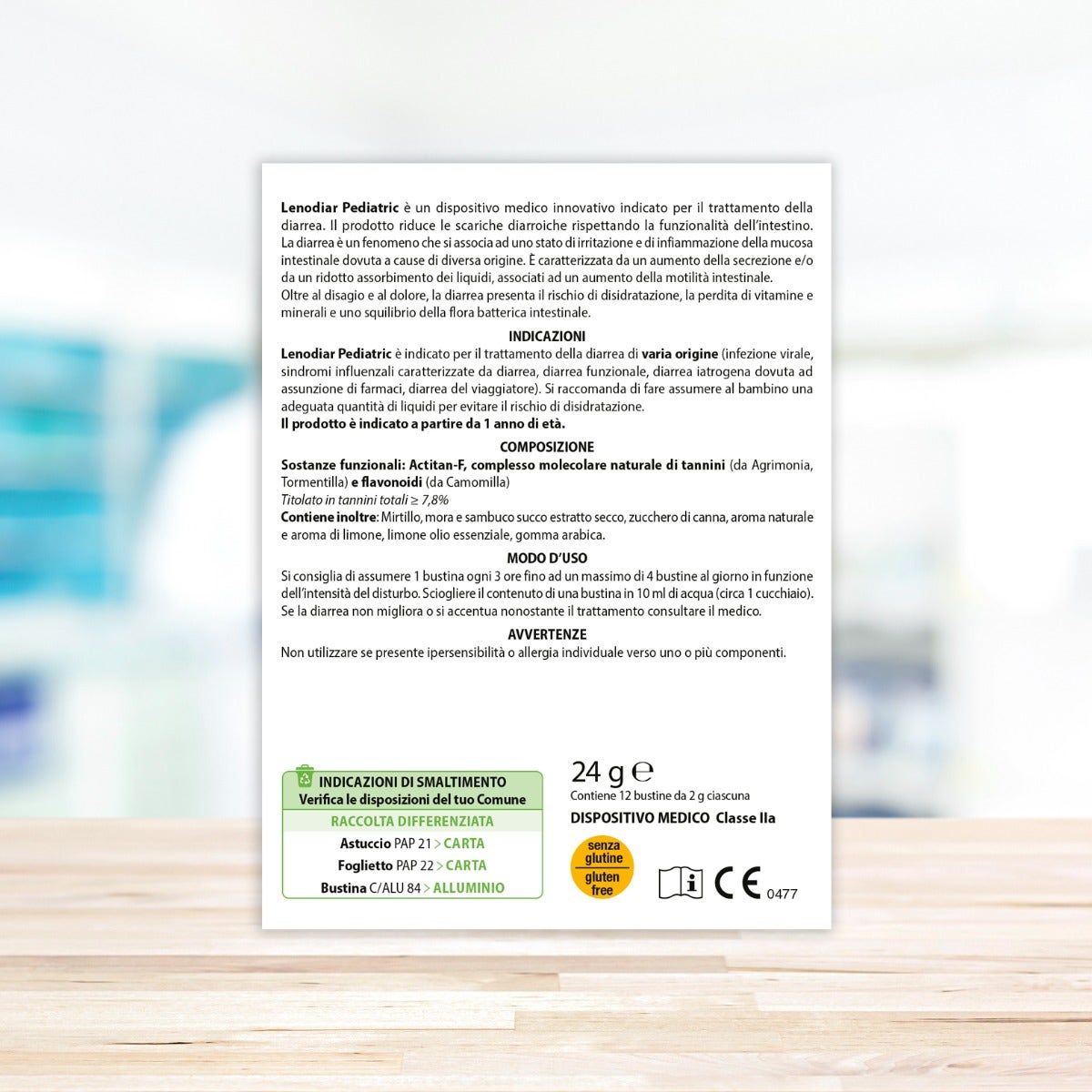 Aboca LenoDiar Pediátrico 12 Sobres 2g-5