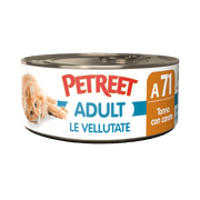 Petreet Adult Atún Aterciopelado Con Zanahorias Para Gatos Lata 70g-1