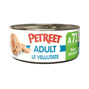 Petreet Adult Le Vellutate Atún Con Guisantes Para Gatos Lata 70g-1
