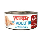 Petreet Adult Le Vellutate Pollo Con Pimientos Para Gatos Lata 70g-2
