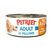 Petreet Adult Le Vellutate Pollo Con Zanahorias Para Gatos Lata 70g-1