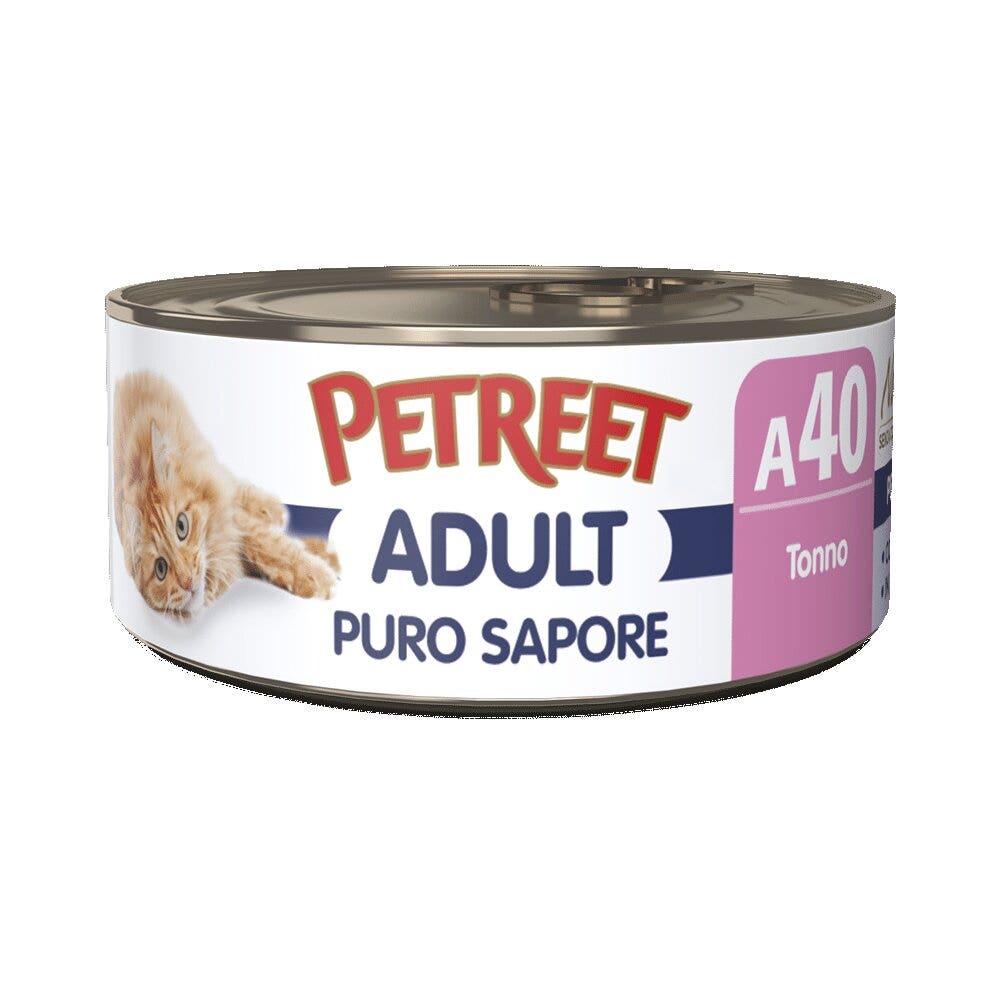 Petreet Adult Sabor Puro Atún Para Gatos Lata 70g-2