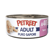 Petreet Adult Sabor Puro Atún Para Gatos Lata 70g-1
