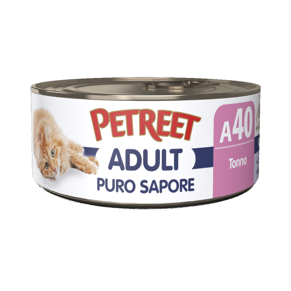 Petreet Adult Sabor Puro Atún Para Gatos Lata 70g-1