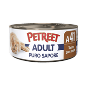 Petreet Adult Sabor Puro Con Surimi Para Gatos Lata 70g-1