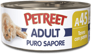 Petreet Puro Sabor Atún con Patatas Comida Húmeda para Gatos Adultos Lata 70g-1