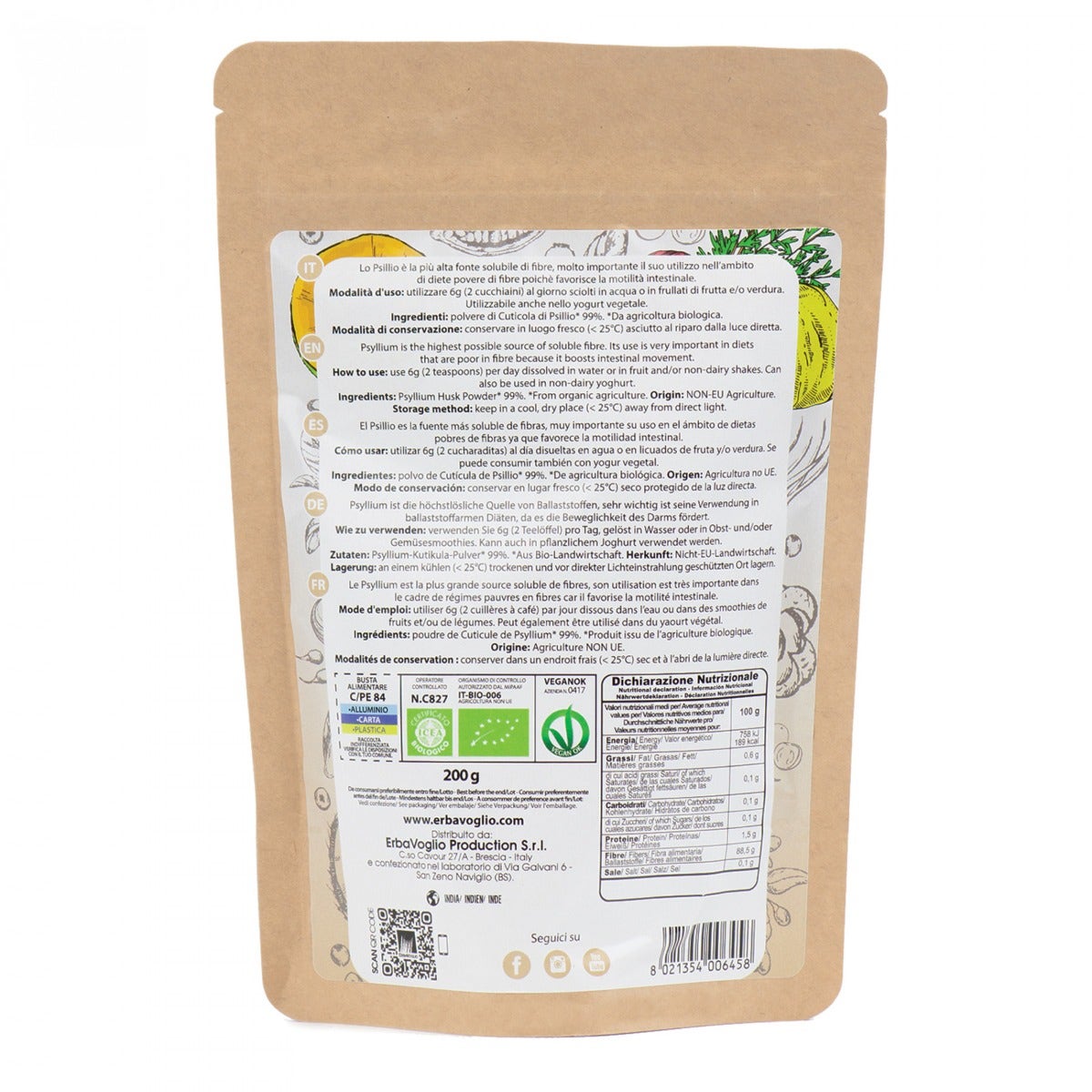 Polvo para cutículas Bio Psyllium 200g-5