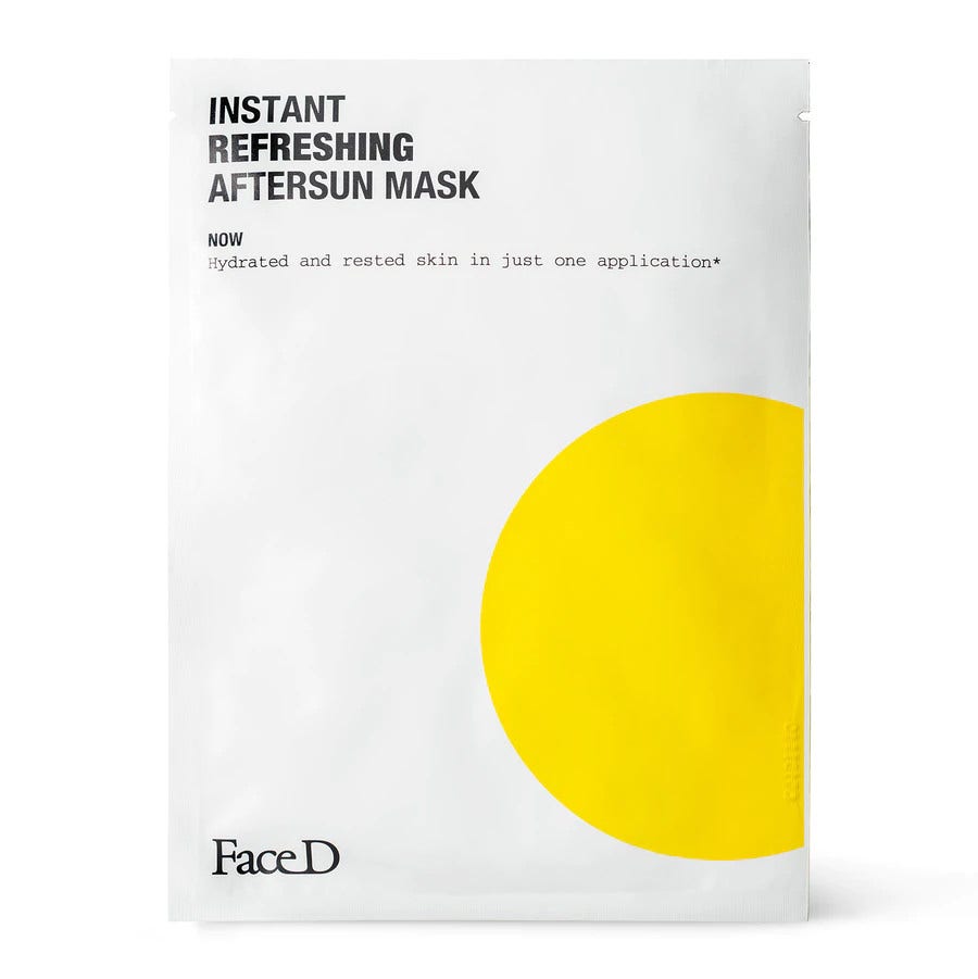 Mascarilla facial refrescante para después del sol Face D-2