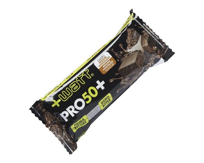 +Watt Pro50+ Barrita Proteica Mousse de Chocolate 50g-1