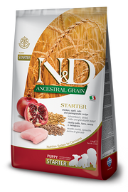 Farmina N&D Ancestral Grain Starter Perros Cachorros Pollo Y Granada Bolsa 800g-1