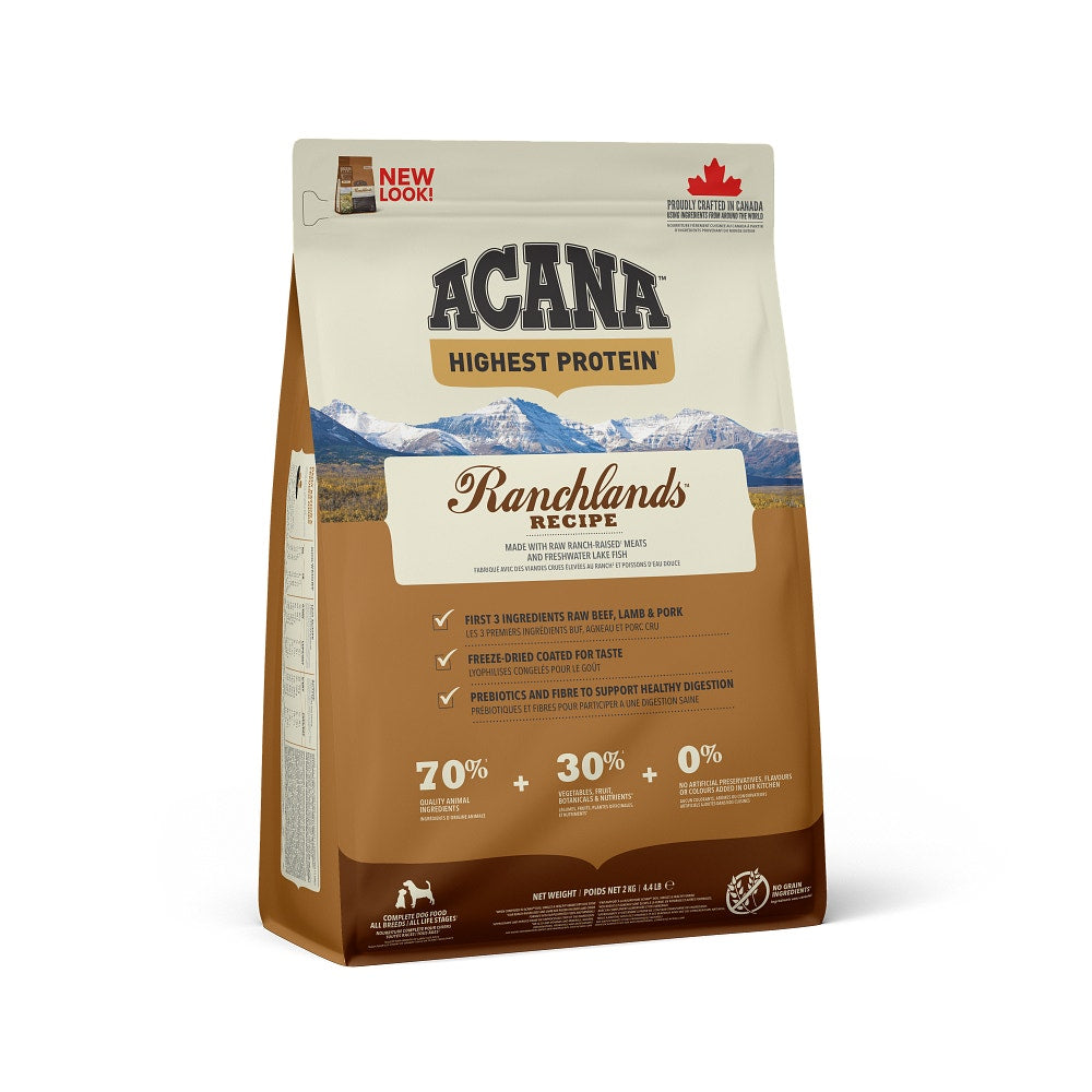 Acana Cane Ranchlands Regionals 25 Croquetas Ternera Angus Y Cordero Bolsa 2Kg-5