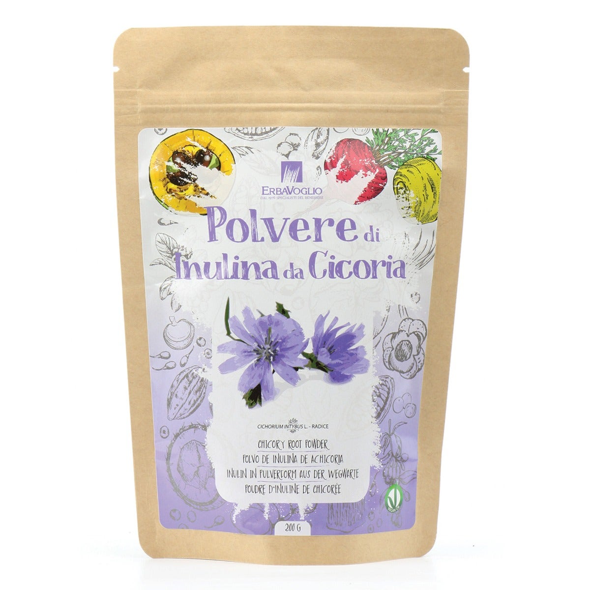 Inulina en Polvo de Achicoria 200g-2