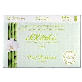Illedi Absorbentes Lady Normal Sin Alas Post Parto Talla M 12 Piezas-2
